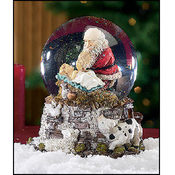 Adoring Santa Musical Waterball