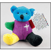 Plush Velour Rainbow Faith Bears