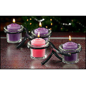 Contemporary Advent Votive Holder