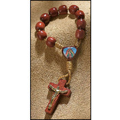 Brazilian Wood Our Lady of Guadalupe One Decade Ro