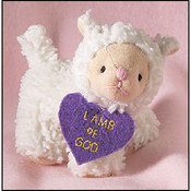 Plush Wooly Lamb Of God
