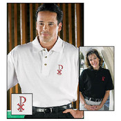 Chi Rho Clergy Polo Shirt - Black, XL