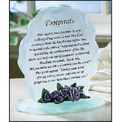 Footprints Frosted Glass Stand