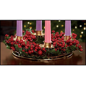 Red Berries Advent Wreath
