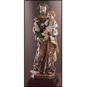 8" St Joseph with Child Statue
