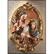 Holy Family Devotional Wall Plaque