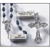 The Mysteries Rosary - Black