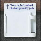 Trust in the Lord... Visor Clip Note Holder