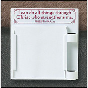 I Can Do All Things... Visor Clip Note Holder