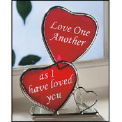 Love One Another... Heart Votive Holder