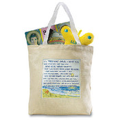 Children's Footprints Prayer Tote Bag