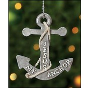 Jesus My Anchor Ornament