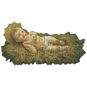 Jesus in Manger Cutout Advent Calendar