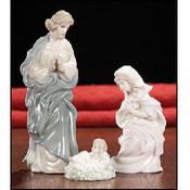 3 Piece Porcelain Nativity