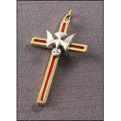 Gold Plate Confirmation Cross