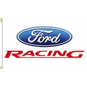 Ford Racing Flag (White Background)