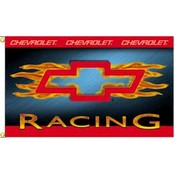 Chevy Racing w/ Flames 3x5' Flag