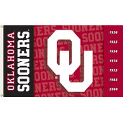 Oklahoma Sooners 2-Sided 3x5' Flags