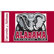 Alabama Crimson Tide 3' x 5' Single Sided Flag