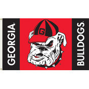 Georgia (Bulldog Head) 3' x 5' Flag