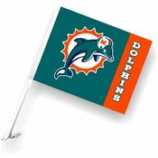 Miami Dolphins - 2-Sided Car Flags