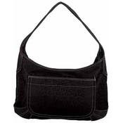 Medium Black Jacquard Purse