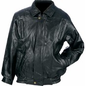 Italian Mosaic Lambskin Leather Jacket