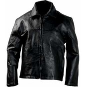 Hand-Sewn Pebble Leather Jacket