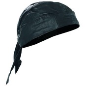Solid Genuine Leather Skull Cap