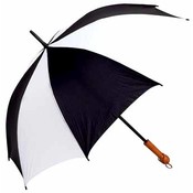 All-Weather Elite Series Black and White Umbrella