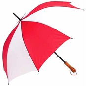 All-Weather Elite Series Red and White Umbrella