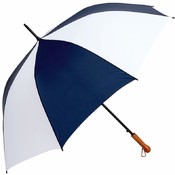 60" All-Weather Elite Series Navy/White Umbrella