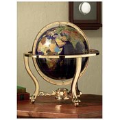 Faux Stone Decorative World Globe