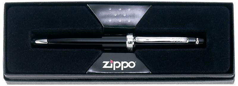 Zippo Solid Brass Ballpoint Pen- Black Ink