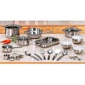 30pc Stainless Steel Cookware Set
