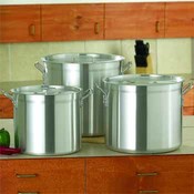 6pc Aluminum Stock Pot Set