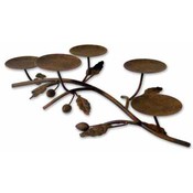 Wrought Iron Leaf Centerpiece