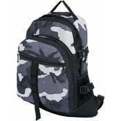 18 Extreme Pak Black & Gray Urban Camo Backpack