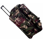 Invisible Pattern Rolling Duffle Bag