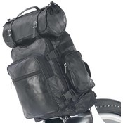 Diamond 3pc Buffalo Leather Motorcycle Bag Set