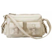 Pearl White Faux Leather Purse