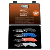 4pc Liner Lock Knife Set