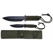 2pc Fixed Blade Knife Set