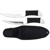 2pc 8" Throwing Knives in Nylon Sheath