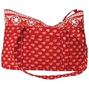 Quilted Purse - Large - Red