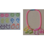 Silicone Necklace & Band Set Symbols