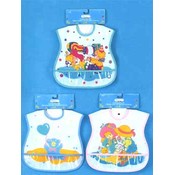 Waterproof Crumb Catcher Bib W/Velcro Closure