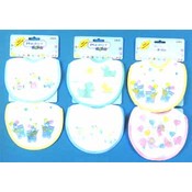 2 Pk Infant Bibs In Assorted Prints