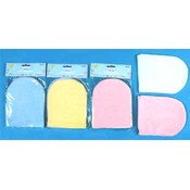 2 Pk Terry Bath Mittens