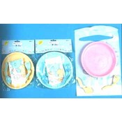 Teddy Bear Plate W/Fork, Spoon And Bib